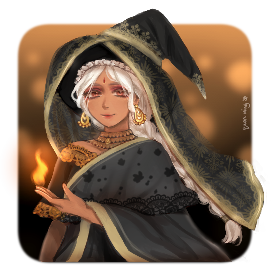 Parvati - in a Witch Costume!