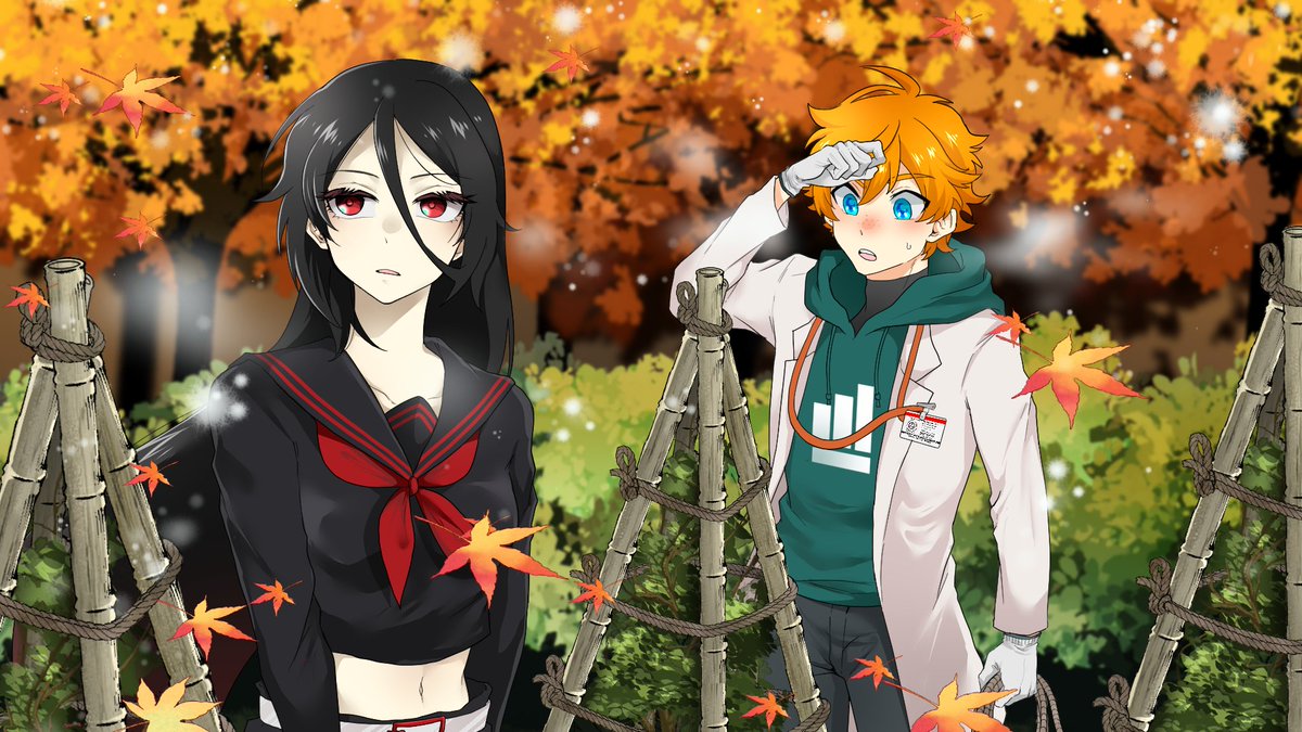 voipic_studio's tweet photo. 11月だよー！！

今月もカレンダーを配布させていただきますー！
SCPアニメーションズより、テルくんと闇子さん☺️

ボイピクちゃんは冬囲いってやったことないんだけど
これってなぁに🥺？？
いろんな種類があるみたい…！！ https://t.co/kcSW9dijET
