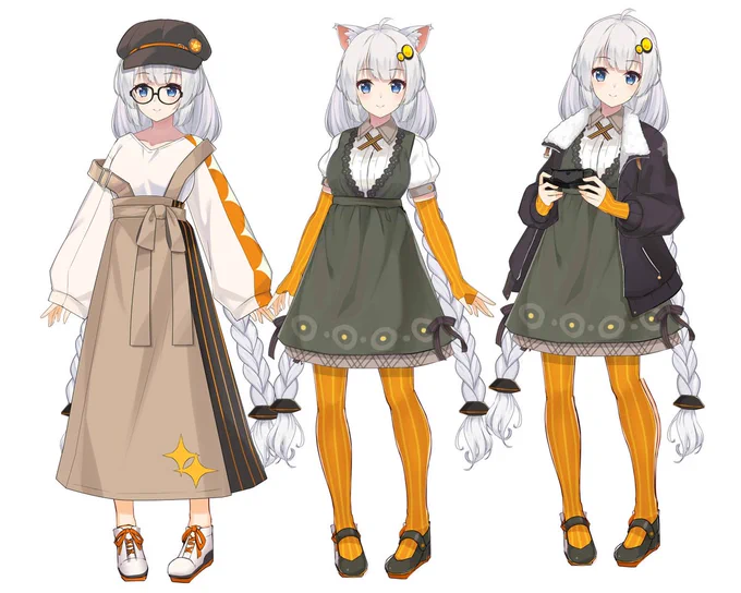 紲星あかりちゃん差分とか並べるとこんな感じです 