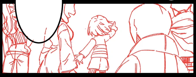 ひさしぶりにみんなを描いた気がする 
