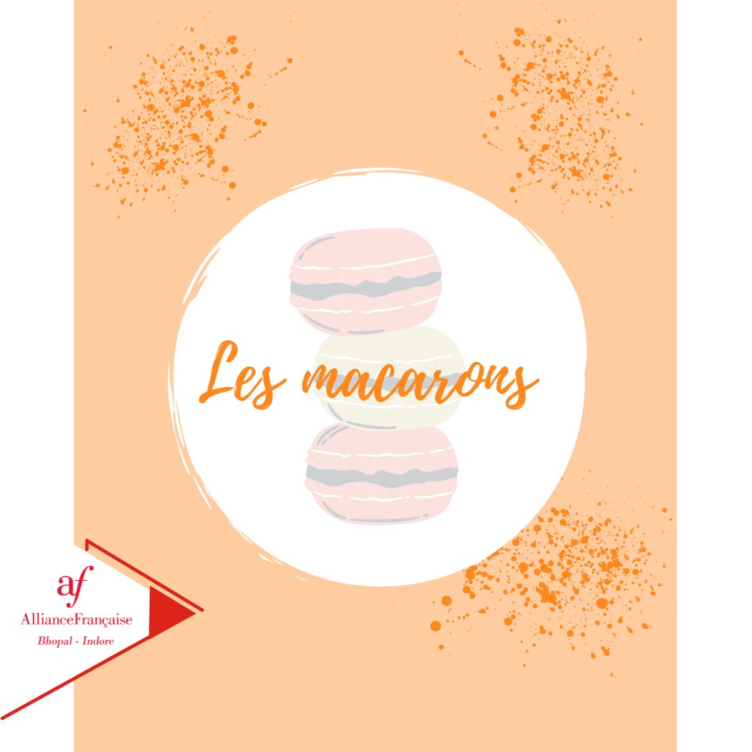 AFBHOPAL's tweet photo. Because France brims with food delicacies, each first Monday of the month we make you discover a recipe: in November discover... LES MACARONS
Try out the recipe and share with us your feedbacks.
#frenchcuisine #france #gastronomy #foodies #afnetwork #afindia #afbhopal #afindore https://t.co/XdgVC3zsDN