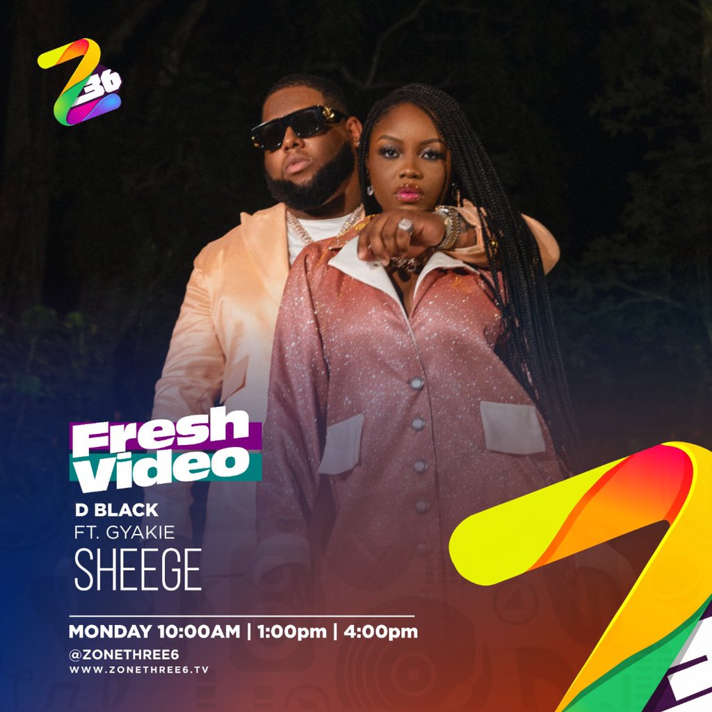 zonethree6's tweet photo. #ZT6Fresh || Happy New Month Everyone.
Tune in to #Zonethree6 and Watch @dblackgh’s ‘Sheege’ Music Video ft @gyakie_ 🇬🇭📺 https://t.co/Ghd6KpOLFX