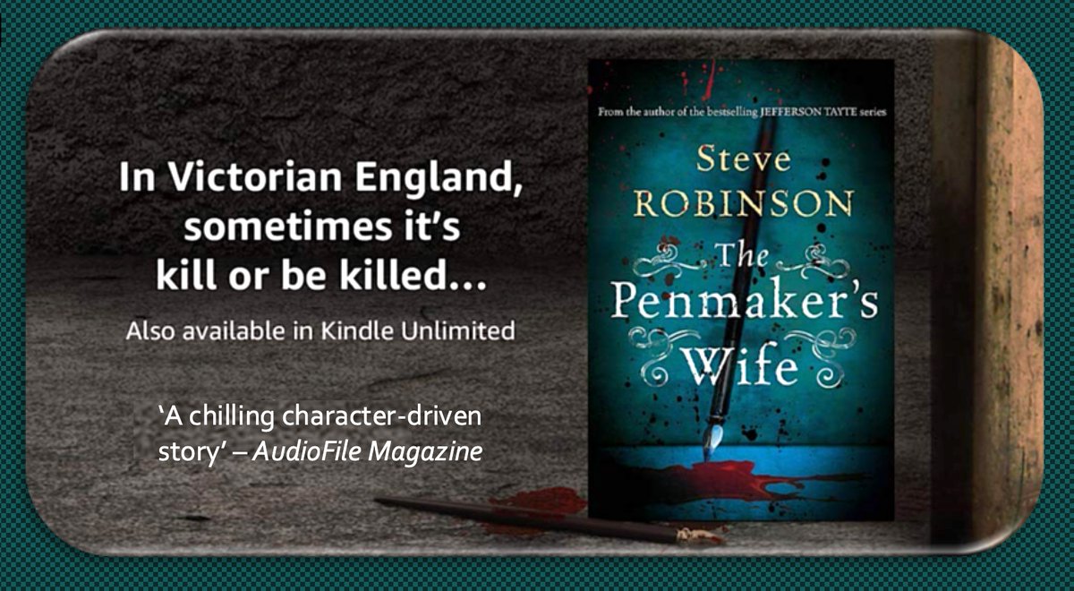 99p for #Kindle thru November.
An ‘Editor’s Choice’ book, nominated for the 2020 Crime Writer’s Association Historical Dagger award, &amp; the 2020 Costa Coffee book award in the ‘Best Novel’ category.
#PsychologicalThriller #HistoricalFiction  #KindleDeal 
amazon.co.uk/Penmakers-Wife…