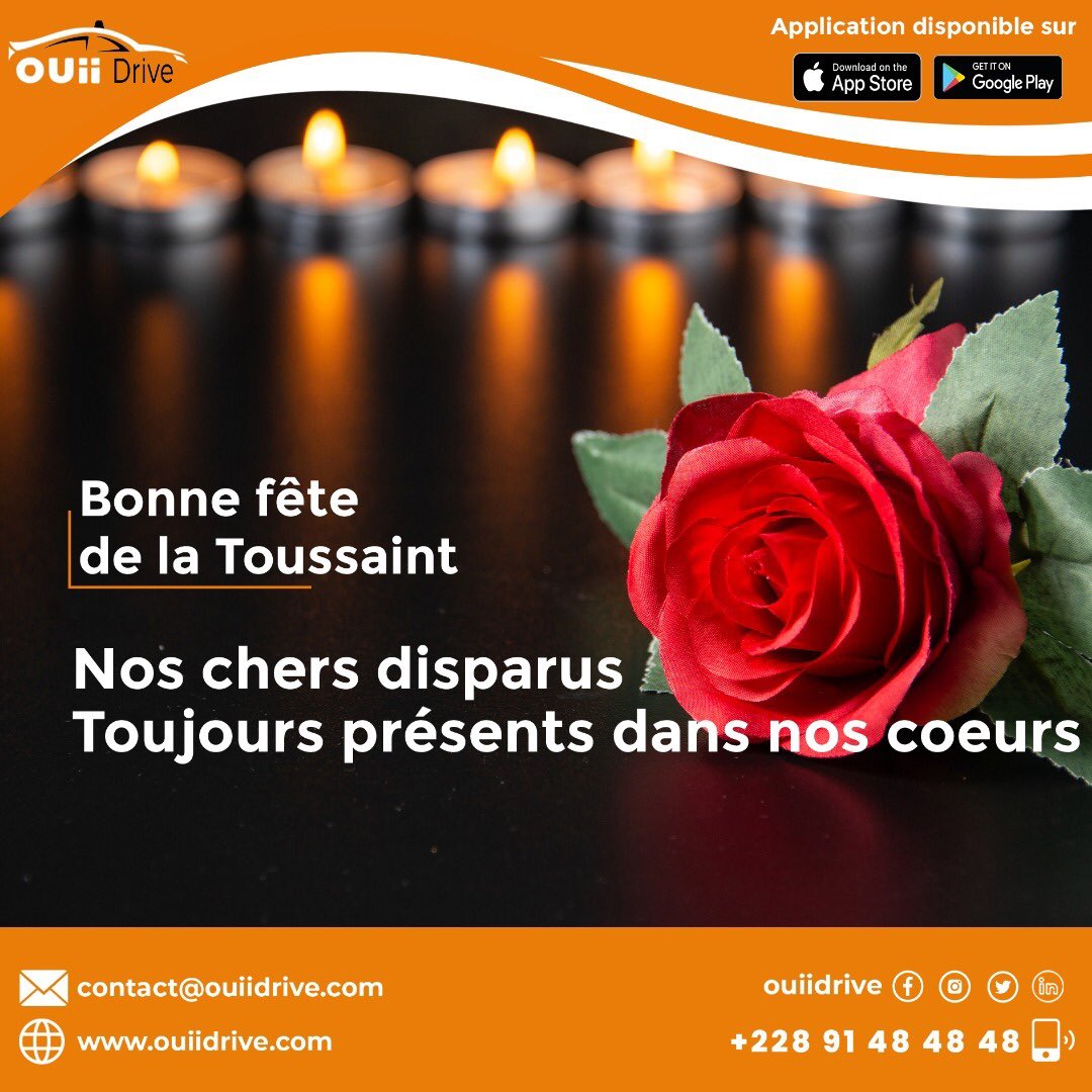 ouiidrive's tweet photo. En Cette Journée de la Toussaint, Une Pensée Pour Tous Ceux qui nous  ont  quittés et qui nous manquent  tant  !

#Toussaint #Ouiidrive https://t.co/h0LcciDmRw