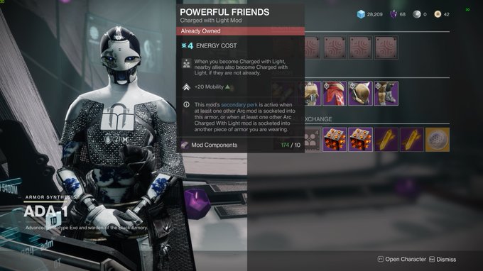 For anybody who does not currently have it, Powerful friends is available until tomorrow's reset (about<a href="/tag/destiny2"class="tags"><span>#destiny2</span></a>