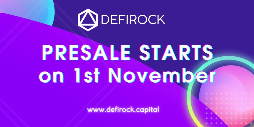 DefiRock's tweet photo. 💫 PRESALE STRATS ON 1st NOVEMBER💫 
BUY NOW - https://t.co/wKtf50oQNU

🧑‍🚀🚀 OUR MISSION GET TO THE MOON WITH YOU 🧑‍🚀🚀
🚀🚀 DEFIROCK TO THE MOON!!! 🚀🚀
🔥🔥🔥🚀🪐  IN DEFIROCK WE TRUST 🚀🪐 🔥🔥🔥

https://t.co/wKtf50oQNU
https://t.co/wKtf50oQNU
https://t.co/wKtf50oQNU https://t.co/4cNQ0R2d18