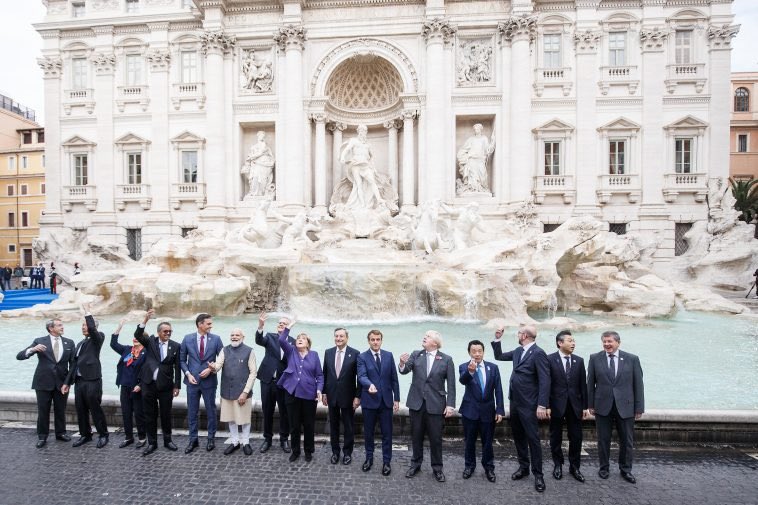 Vedere i leader G20 sgranare gli 👀 a Fontana di Trevi, Terme di Diocleziano e altri luoghi riempie il cuore di Orgoglio. Il Presidente Draghi ha riportato Lustro e Autorevolezza al Paese