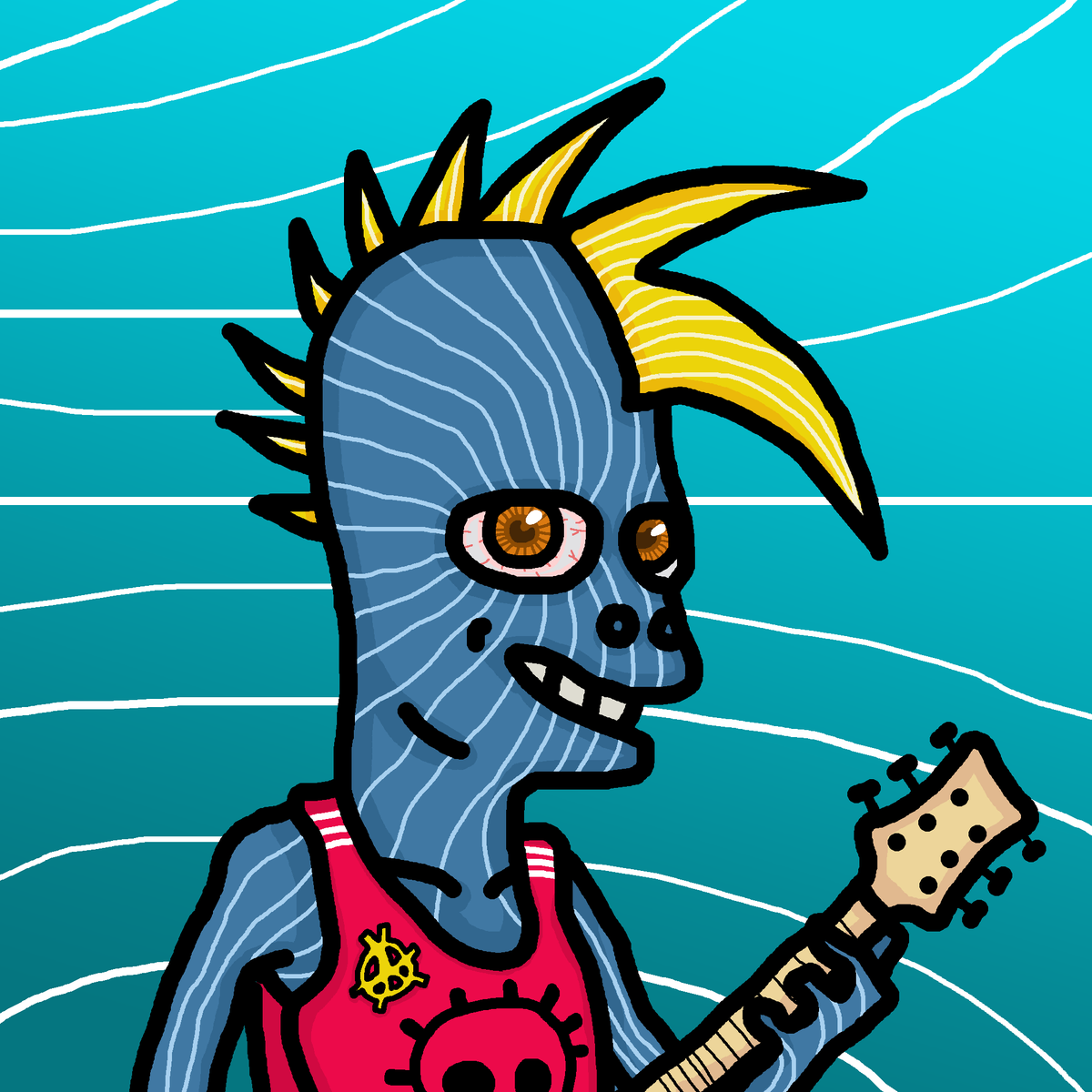 kolemozterclub's tweet photo. Joe with his electric guitar! KoleMozter Punks Generation! https://t.co/vr3keJlkvD #nft #nftartist #nftcryptopunks #cryptopunks https://t.co/A1yDO17WQD