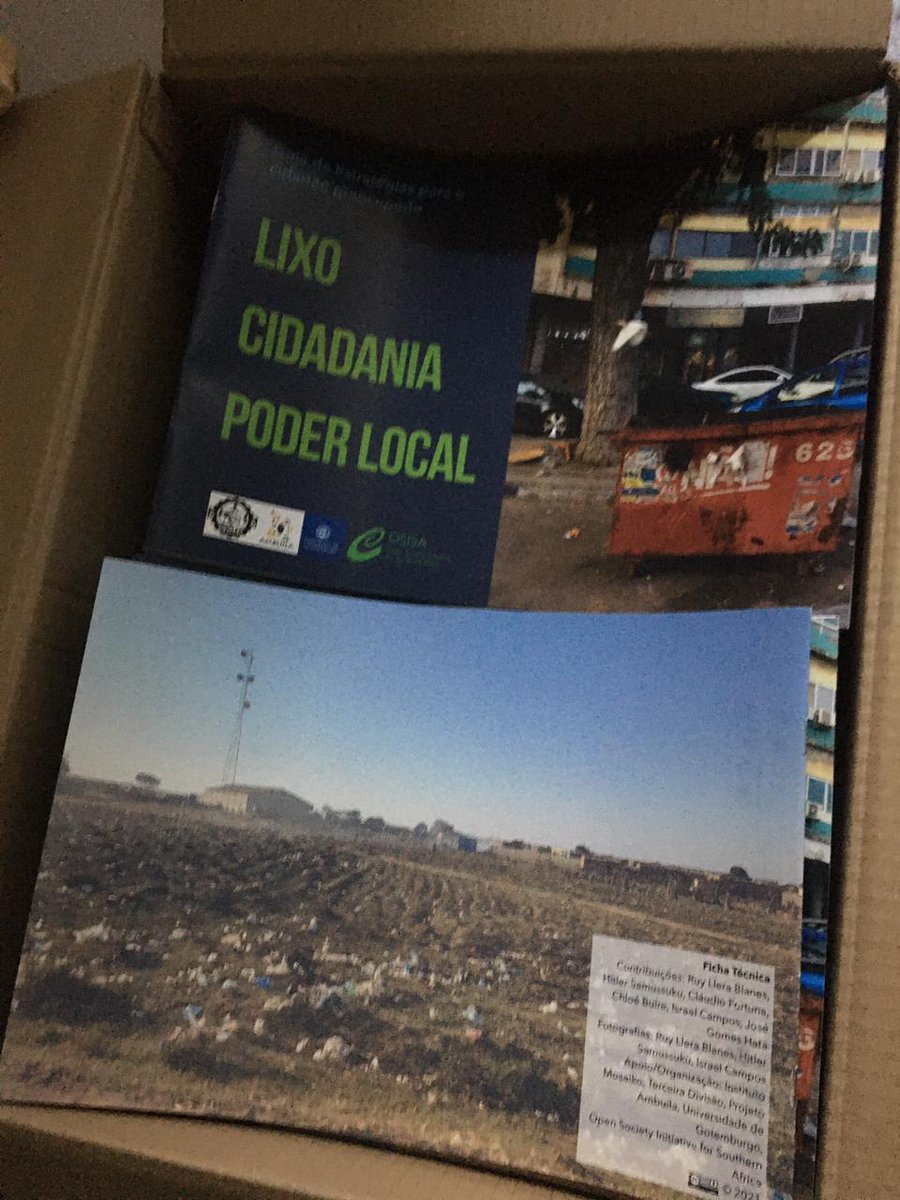 AngolaSeca's tweet photo. Em breve, lançamento: "Lixo, Cidadania e Poder Local. Guia de Estratégias para o Cidadão Preocupado" Angola @hitlersamussuku, José Gomes Hata, Chloé Buire, Cláudio Fortuna, @ICampos2000 https://t.co/zaQyfNgjLt