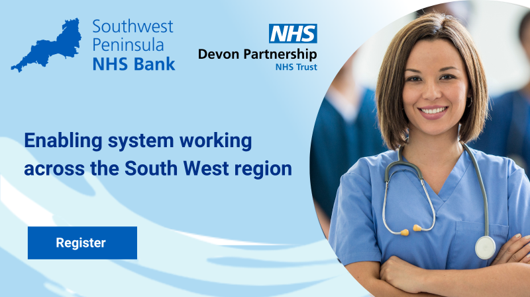 swNHSbank's tweet photo. 🔉Calling all medical staff! Join the #collaborativebank today 👉 https://t.co/50i4BK7Vxr
Bringing together five #NHS healthcare providers from across the #Southwest region to offer you greater flexibility in where, when & how you work! https://t.co/1ytvoCyh0a