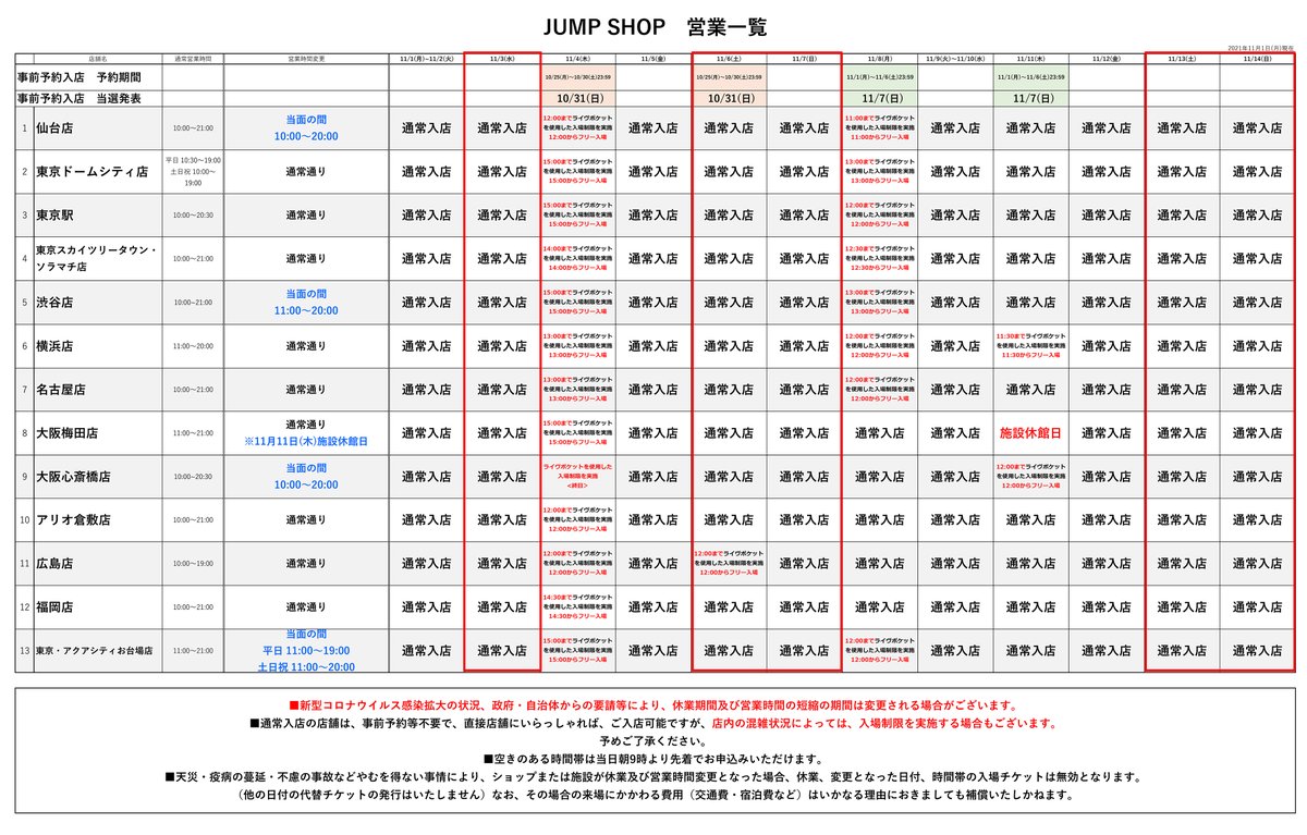 ジャンプショップ Jump Shop 公式 Jumpshoptokyo Twitter