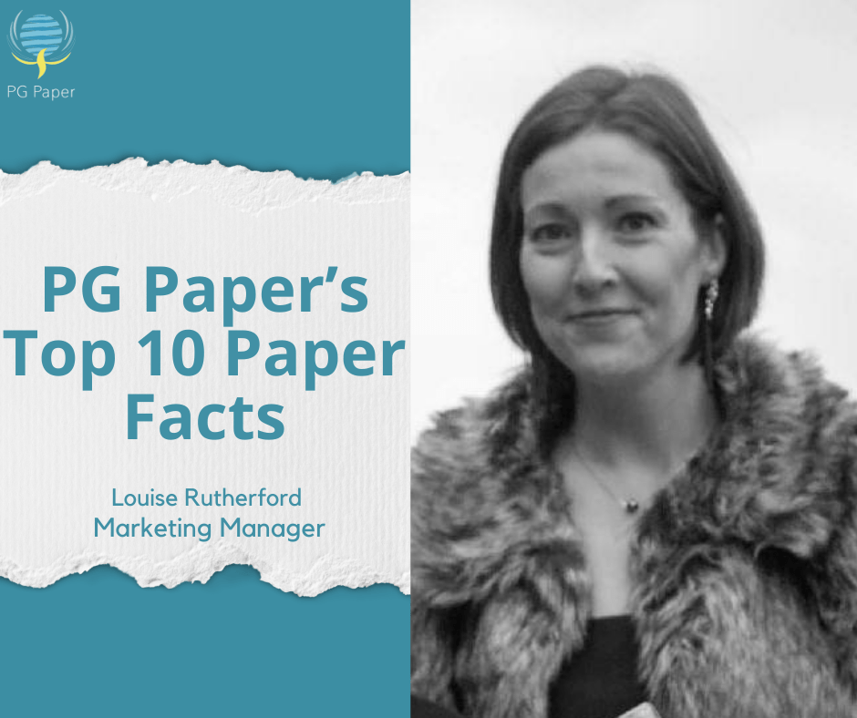 PGpaperLtd's tweet photo. It's #WorldPaperDay today, our Marketing Manager, Louise shares her top 10 facts and figures about paper.

Take a look at our full blog here: https://t.co/jmpSUe2Na8 https://t.co/gk5TBaG9vq