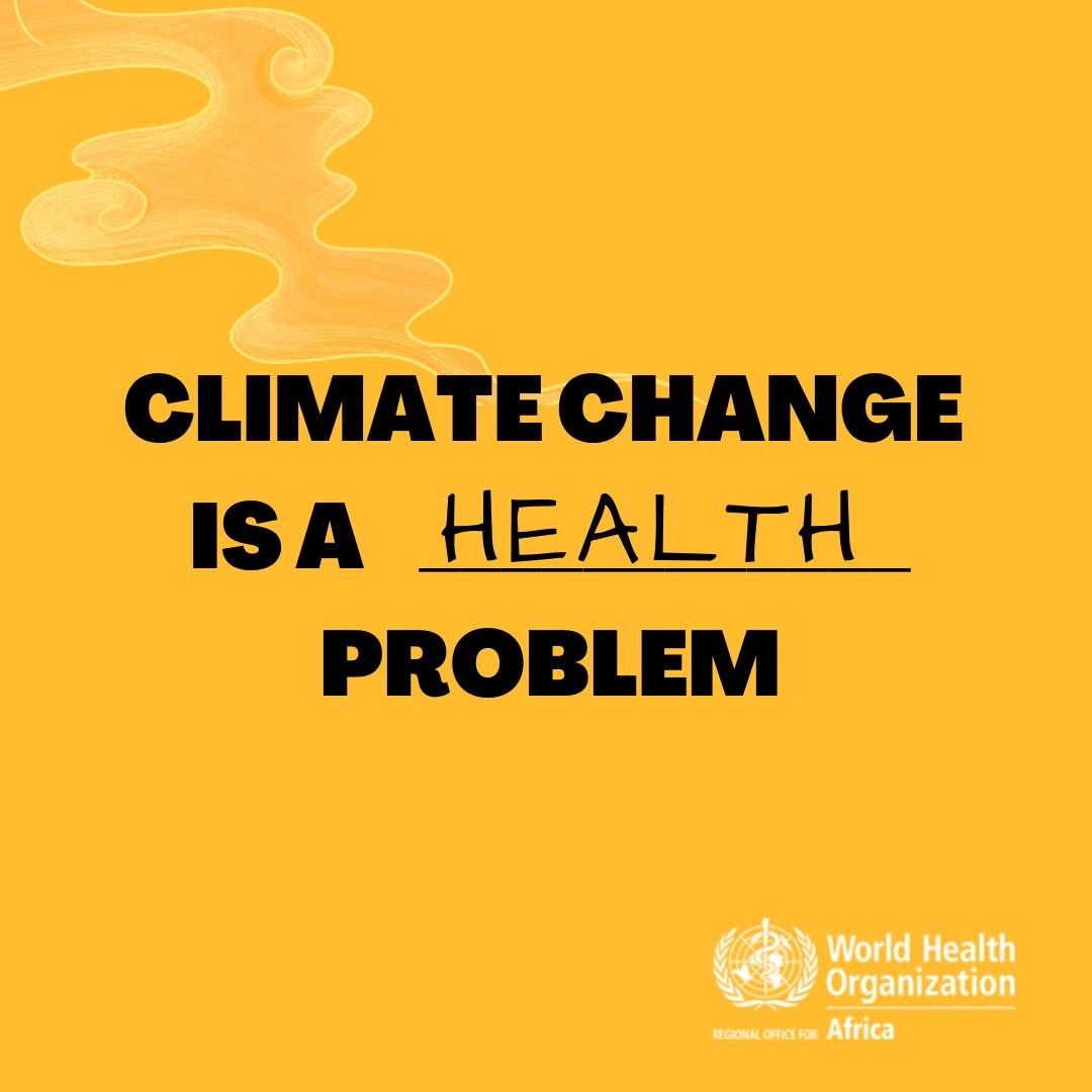 #ClimateChange is a health problem. Around 1⃣3⃣ million people die each year due to environmental factors. It puts the 🌏🌍🌎 at risk from:

🔸air pollution
🔸disease
🔸extreme weather
🔸forced displacement
🔸food insecurity
🔸pressures on mental health
#COP26