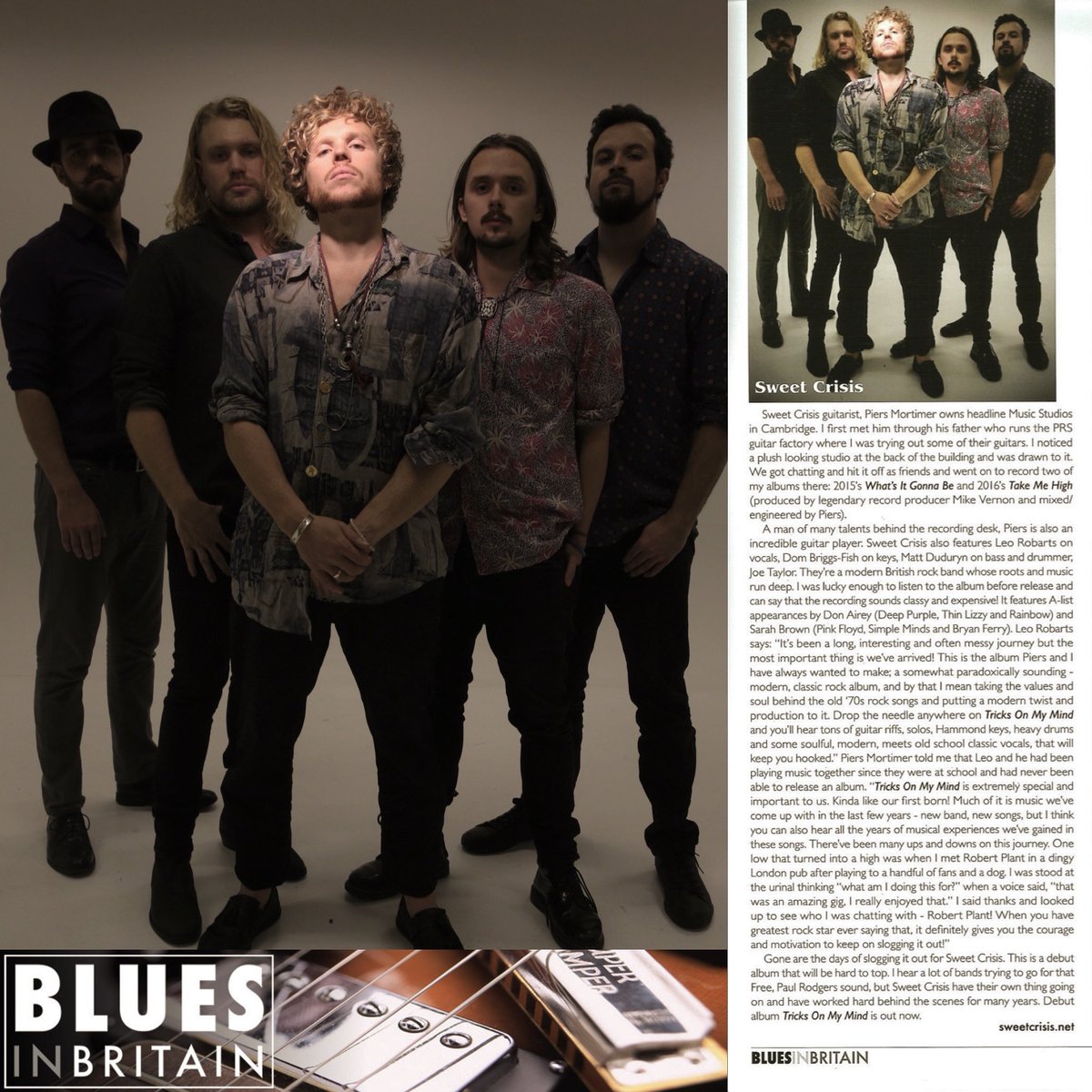 “This is a debut album that will be hard to top!”
- @BluesBritain Magazine 

Massive thanks to the kind words in Blues in Britain Magazine by @LaurenceJones! Tricks On My Mind available now! Listen now -

li.sten.to/tricksonmymind