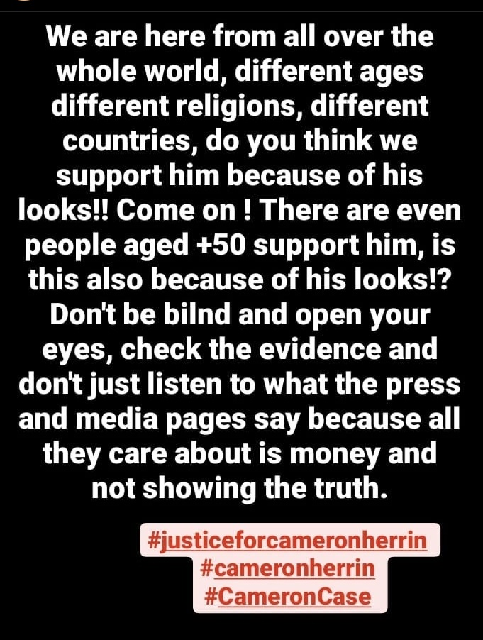 Lucier774690's tweet photo. #justicforcameronherrin
#newtrialforcameron
#cameroncase
#cameronisinnocence
#cameronisnotacriminal
#tampaflorida https://t.co/Gz1mTMzoUU