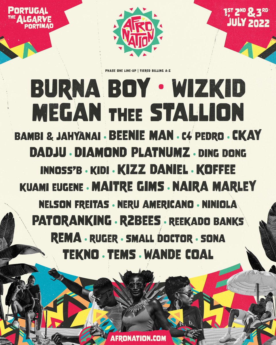 afronation's tweet photo. 🇵🇹 #ANP2022 Phase One Line-up Announced 🚨

Sign-up for priority access to tickets at https://t.co/kvAD44sbqq

PRE-SALE FRI 5TH NOV 9AM GMT 🔔 https://t.co/PWnO4jkA1o