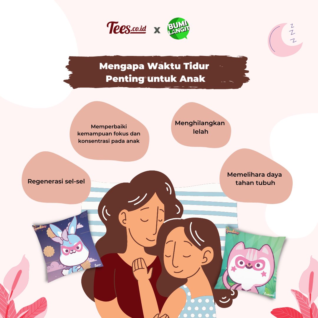 BumilangitID's tweet photo. Ternyata tidur sepenting itu untuk anak-anak ya. Biar tidur jadi lebih nyaman dan nyenyak, gunakan bantal-bantal gemes dari Bumilangit!
Langsung klik link di bionya @teesIndonesia untuk beli bantal-bantal gumuzh ini yaa..

#Bumilangit #BumilangitxTees #tipstidurnyenyak #TeesTips https://t.co/NbphnIj7fV