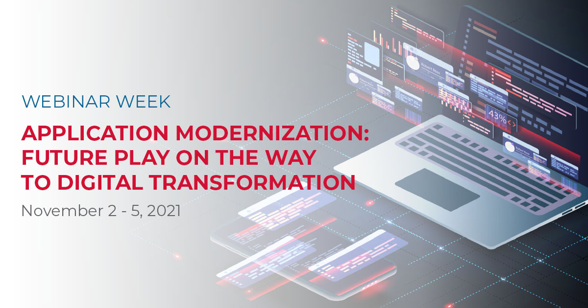 SoftwareOne's tweet photo. Final call: Are you ready to become the next #ApplicationModernization expert? Join our #WebinarWeek and master the challenges of a successful #BusinessTransformation: https://t.co/BqpIYj2PyS

#ApplicationServices #DigitalTransformation #PowerLearning #NoMoreOutdatedSoftware https://t.co/YAGx299HQx