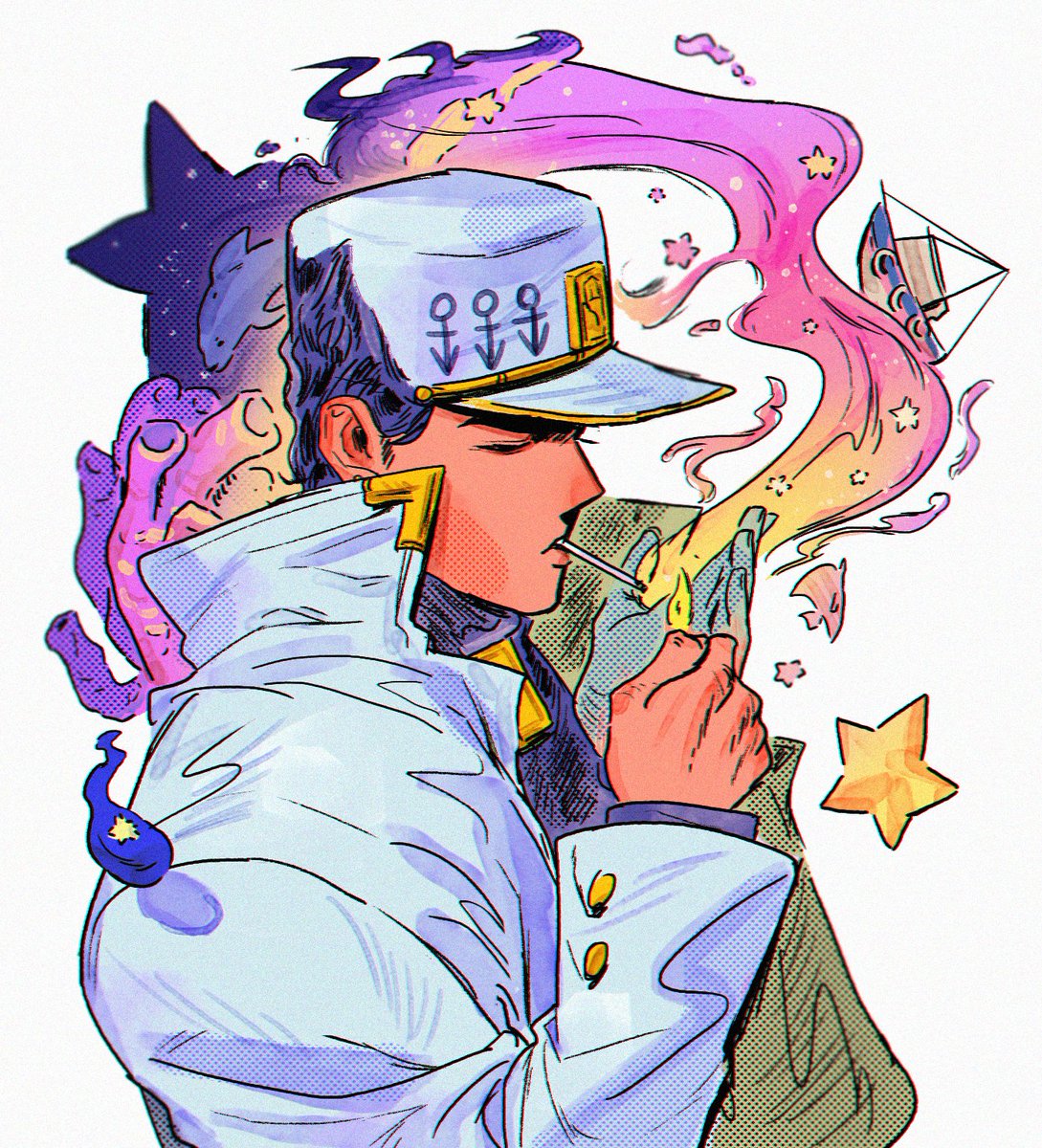 roji_j0j0's tweet photo. The Stardust Man Appears https://t.co/lglifzJFa4
