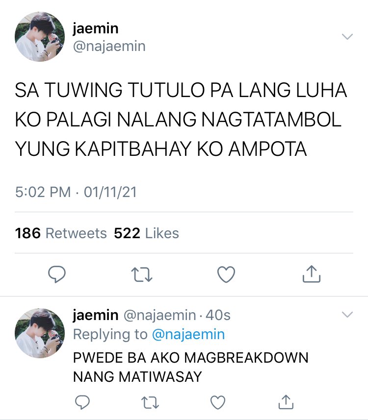 sojubangs's tweet photo. isang jaemdery au kung saan sa tuwing nagpapakalasing ang isa, sakto namang nagtatambol ang kapitbahay niyang na tila bang nananadya https://t.co/74v5nzMBKs