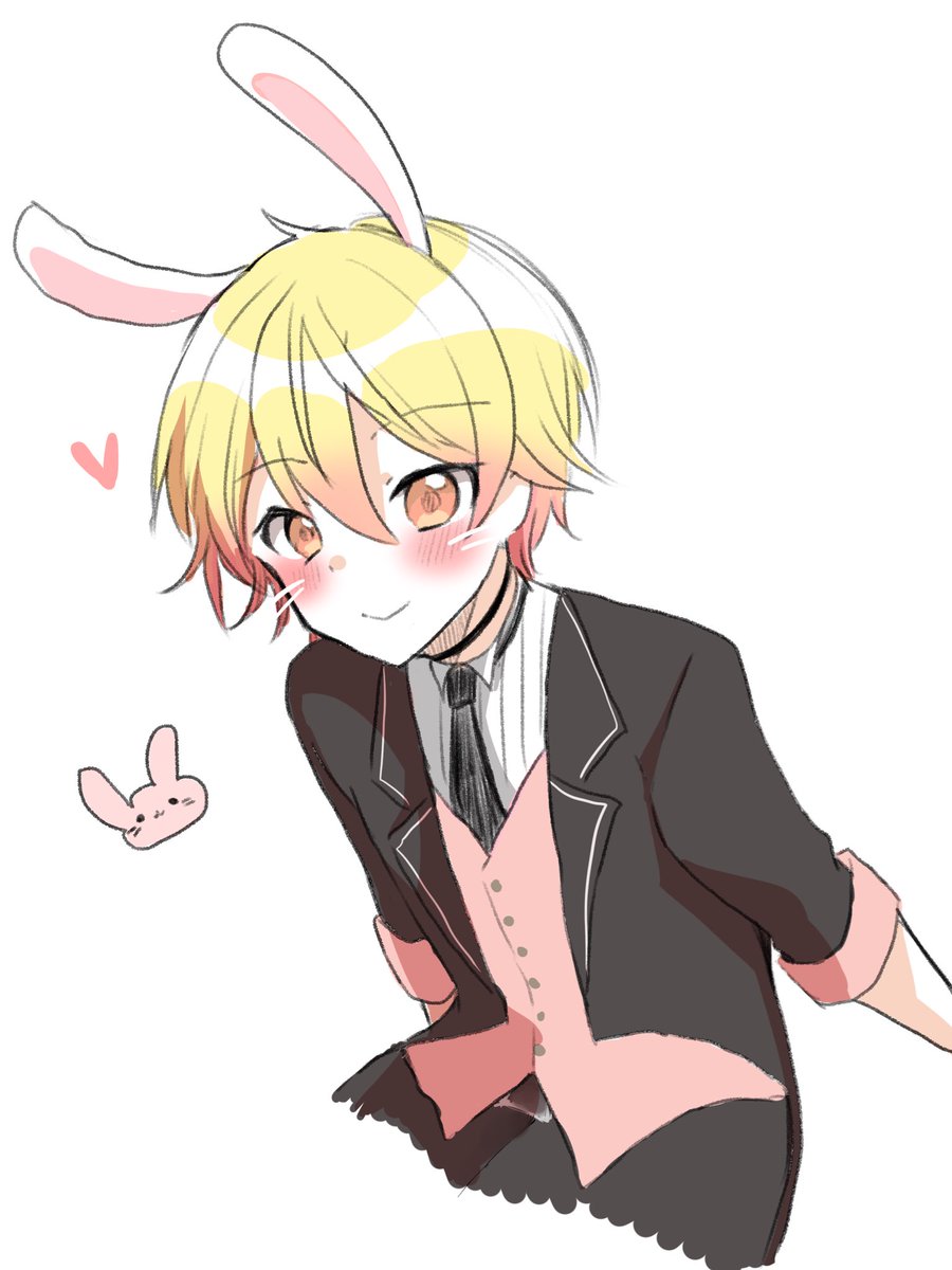 お茶会衣装にうさ耳付けたい てとるのイラスト