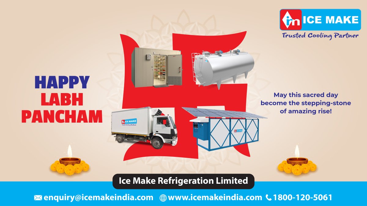 IceMakeRef's tweet photo. Team Ice Make extends sincerest wishes to everyone on the auspicious occasion of Labh Pancham!
#IceMake #icemakeindia #LabhPacham2021 #HappyLabhPacham #LabhPancham #SubhLabh #Festival #festivalseason https://t.co/62r6RFFsKR