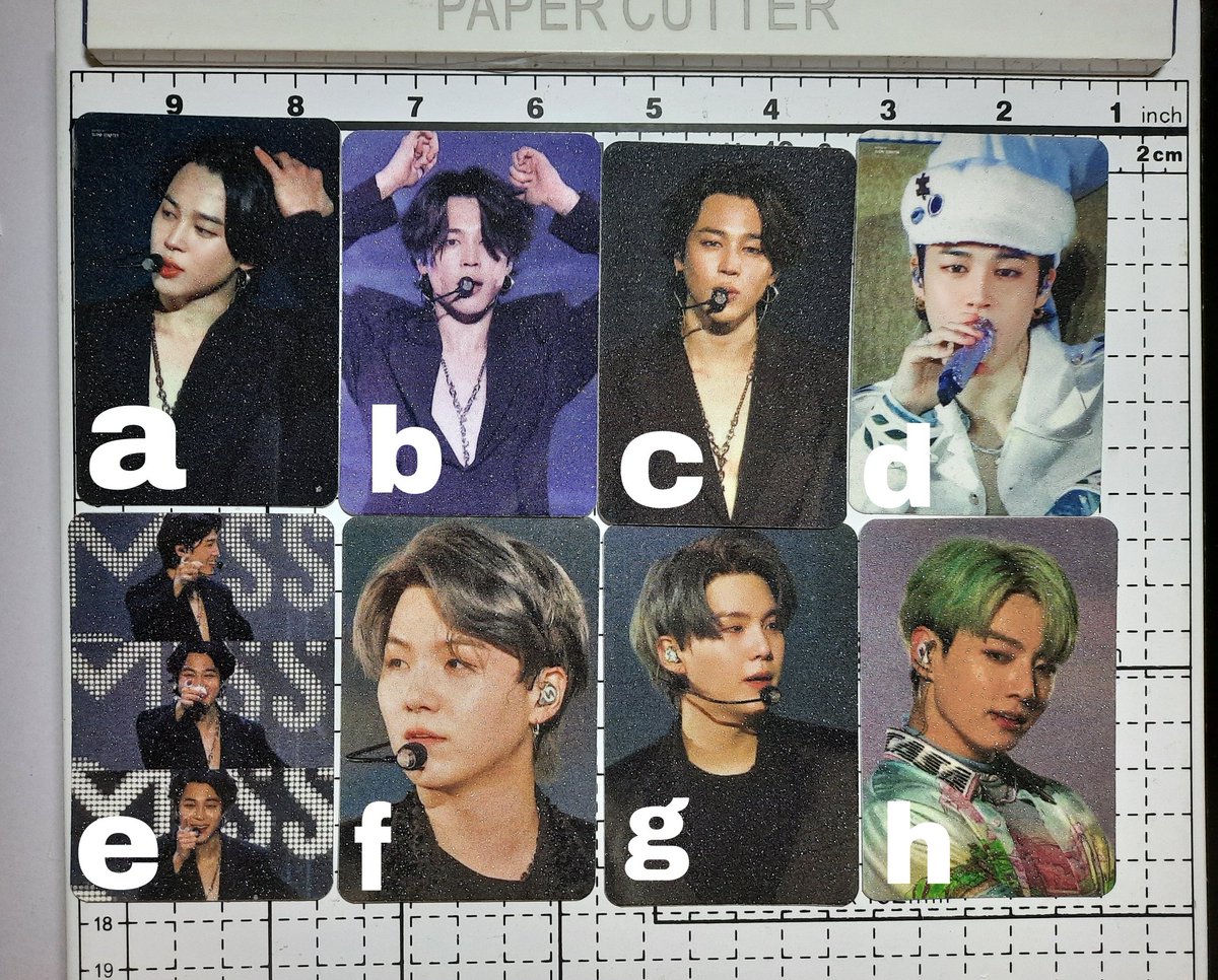 uwuu_twt's tweet photo. [Help rt]

Wts Ready stock ptd on stage glitter photocard *unofficial 

Price: 
💜 Rm1.30 per pc
💜 Take all for Rm10
💜 exclude postage
💜 postage this Wednesday 

#pasarbora https://t.co/OZA0eYanxW