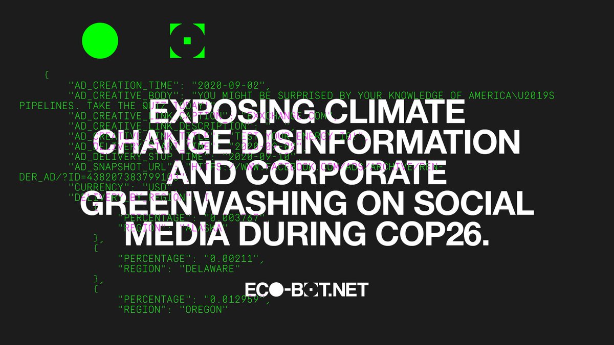 eco-bot.net #COP26