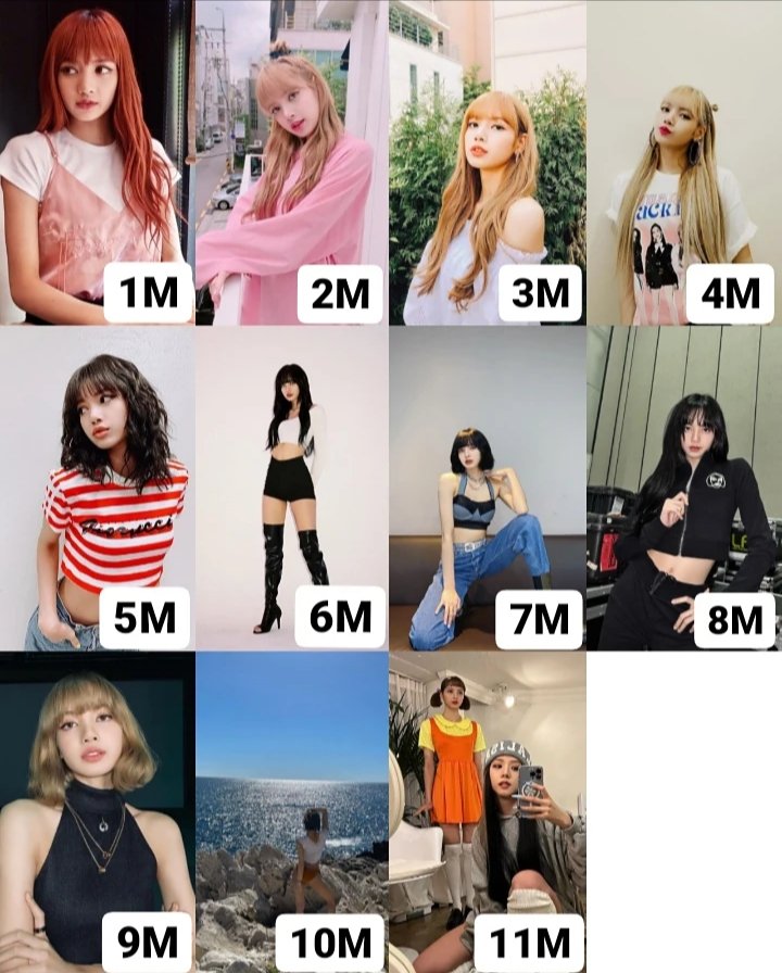 Lilie_M327's tweet photo. 1M - 11M รูปแรกของลิซ่าในไอจี ❤️

#LISA #LALISA https://t.co/MyCGK1OMuQ