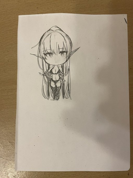 デフォルメと横顔(2枚目左下できがよい) 