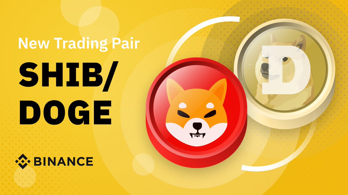 New trading pair: $SHIB / $DOGE 🐶

➡️ binance.com/en/support/ann…