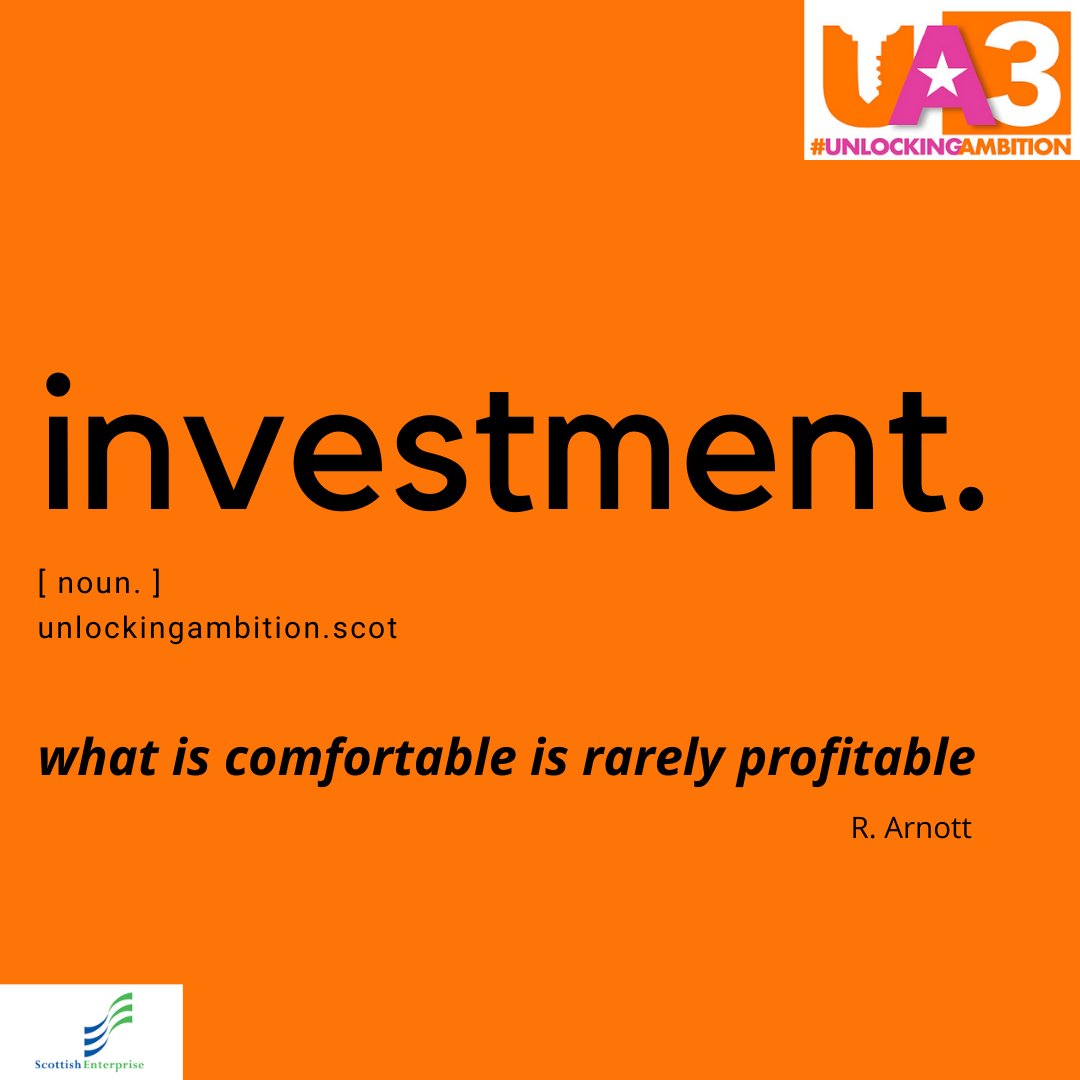 A new month and the opportunity for our #unlockingambition cohort to explore the ways investment can support their sustainable growth plans, learning more about the funding landscape in Scotland and beyond <a href="/scotent/">Scottish Enterprise</a> <a href="/thebankscot/">The Scottish National Investment Bank</a> <a href="/scotgoveconomy/">Scottish Government Finance and Economy</a>