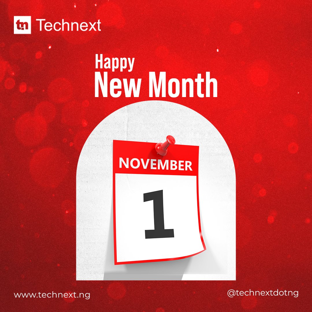 technextdotng's tweet image. Hereโs to a month of possibilities, overcoming challenges and all round success.
#HappyNewMonth #WeAreTechNext #TechMedia #Tech #Technext