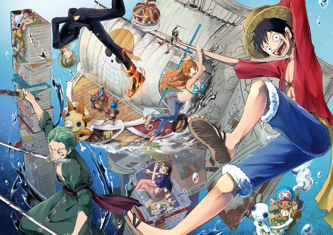 【お知らせ】
メディバン ART street様(@Medibangcom)にお声掛けいただき、ジャンプイラストコンテストの特別応援イラストを描かせていただきました✨
11月24日まで開催中です、ご興味ある方はぜひ参加してみてください〜!🏴‍☠️🌊
https://t.co/xjlgsl5zjj
#第5回ジャンプ世界イラストコンテスト 