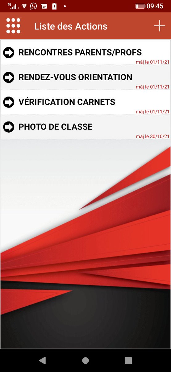 PDAgogie's tweet image. #ProfPrincipal création/modification et gestion du module "Actions Diverses". Module en 4 points paramétrables : coche, texte,numérique. #MaVieDeProf