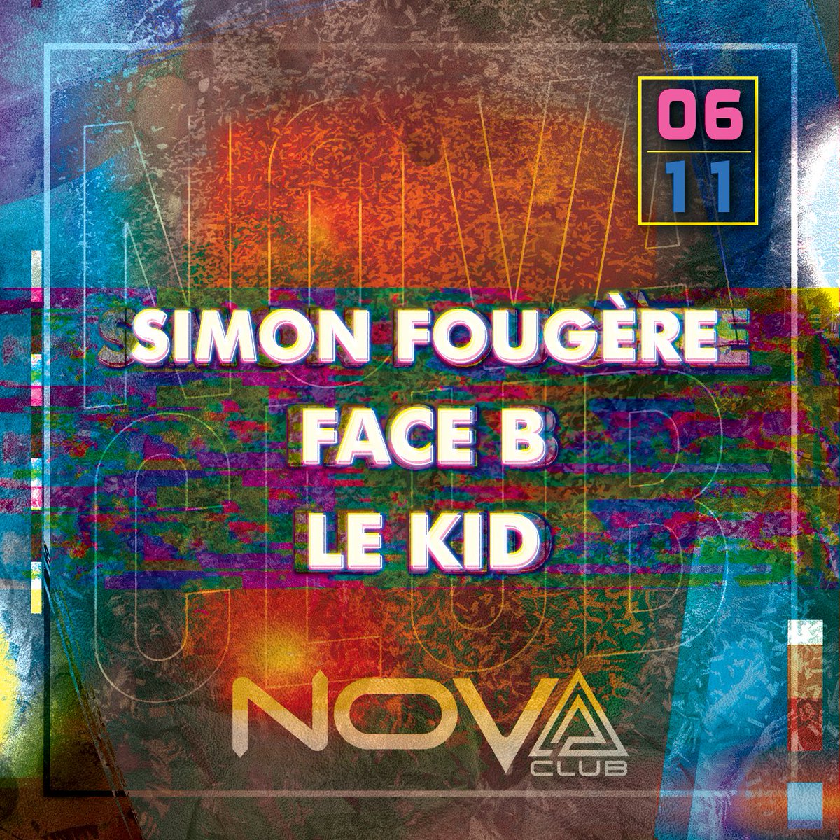 novaclub45's tweet photo. LE PLANNING DE LA SEMAINE 🔥

Au programme :
04/11 : #STAPS 
05/11 : #NOVAEXPERIENCE
06/11 : #SIMONFACEBLEKID

UNE SEMAINE BIEN CHARGÉE VOUS ATTEND !⏳ https://t.co/4jok6nAa0h