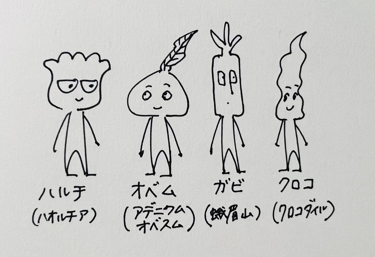 植物の名前って聞き慣れない単語が多い。 