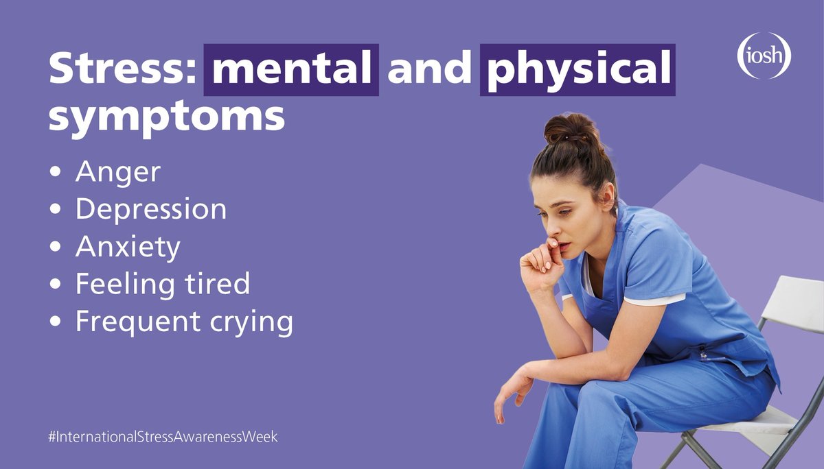 IOSH_tweets's tweet photo. This week is #InternationalStressAwarenessWeek.
Our free occupational health toolkit can help support you and your workplace in identifying the symptoms of work-related #stress. 
Find out more here👉  https://t.co/gVEgxeXz2H 
Help raise awareness and retweet our post. https://t.co/rdIAasgABp