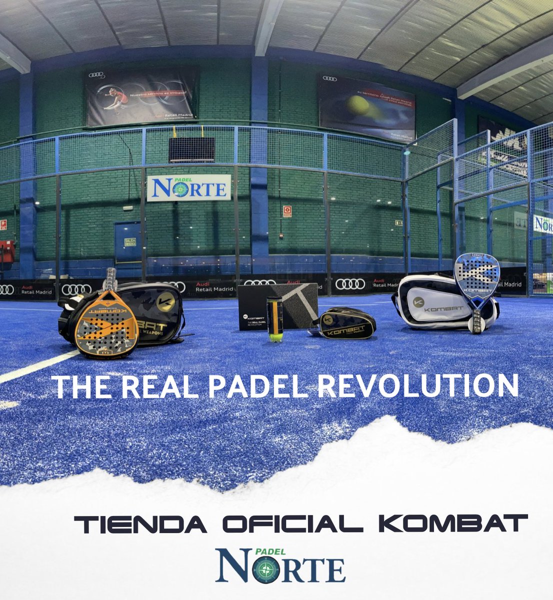 "Apertura Corner Kombat Padel en las instalaciones de Padel Norte Alcobendas". 💪💪

Ya puedes convertirte en un nuevo kombatiente¡¡¡...

#Kombat #tiendaoficialkombat #padel #padelnortealcobendas #padelnorte