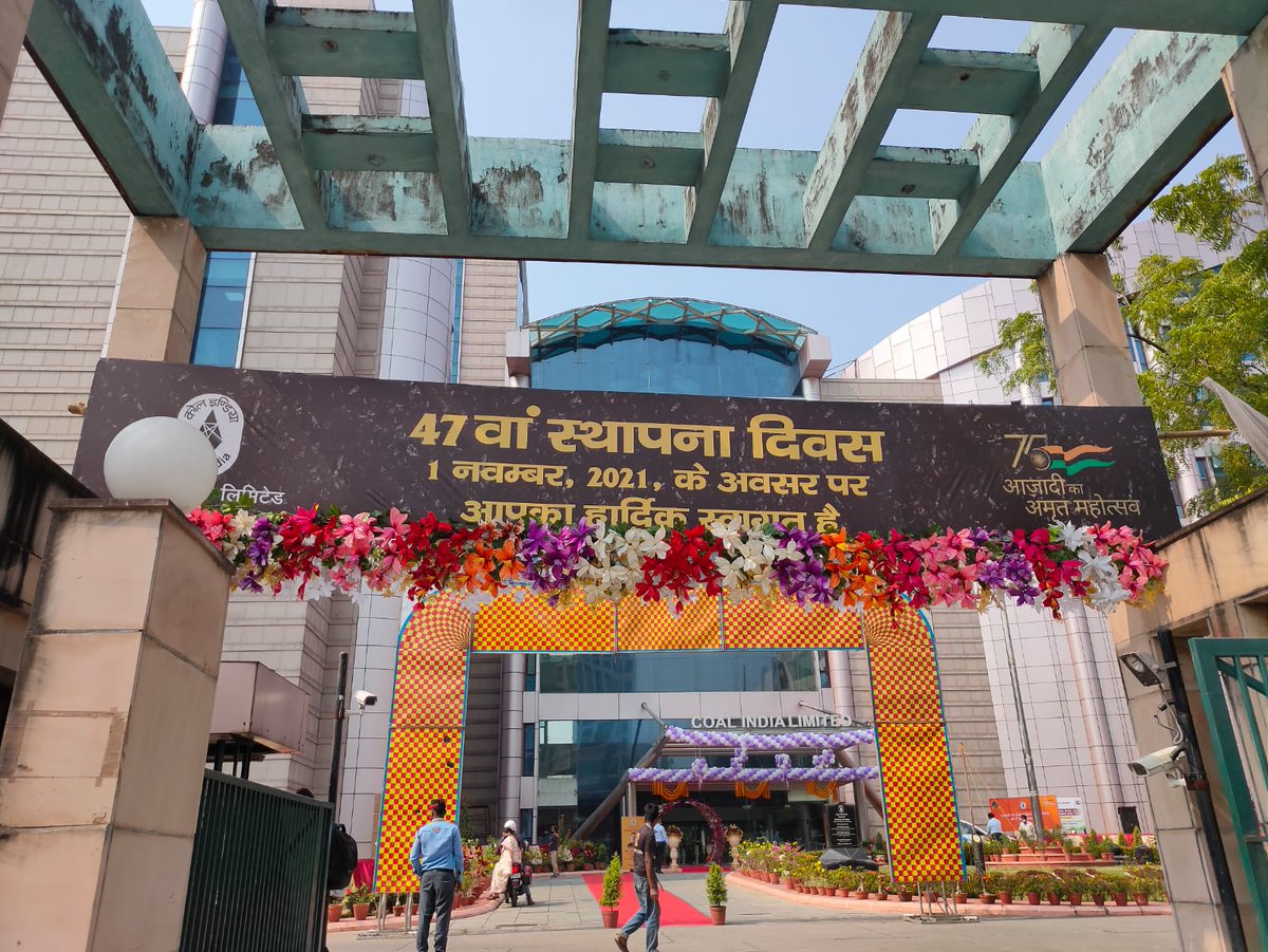 erppassion's tweet photo. 47th #Coal India  Foundation day💐
#FoundationDay https://t.co/lVrpy6kXNE