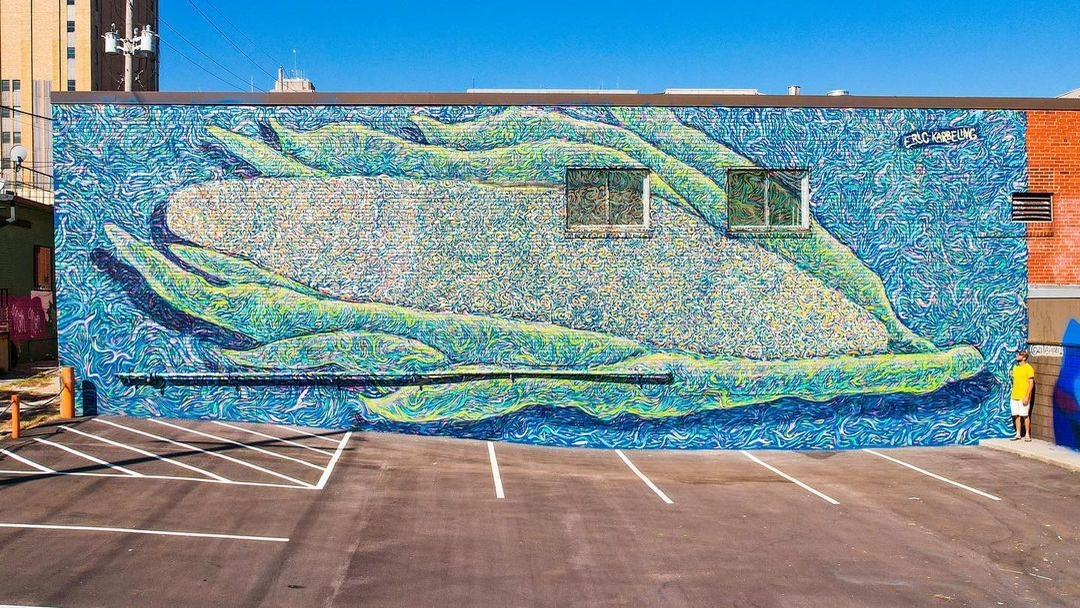 brababella's tweet photo. #Streetart by #EricKarbeling @ #KansasCity, USA, for #SpraySeeMO
More pics at: https://t.co/XAbH4nvvRk #arteurbana #urbanart #murals #muralism https://t.co/lDOmklvSz2