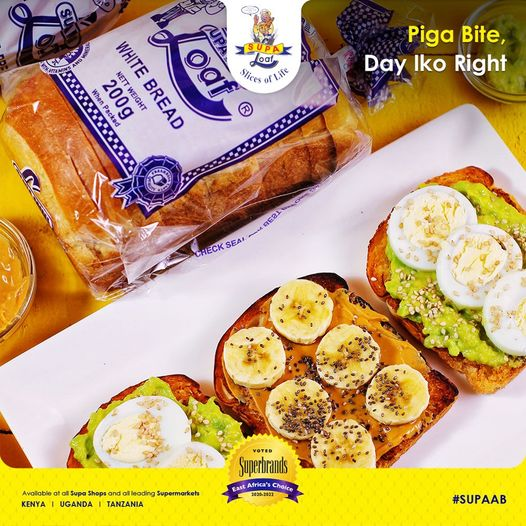 SupaLoafOffcl's tweet photo. On a busy working morning, mtu huskia amechoka choka by sometime. Lakini si unajua Supa snack plan iko set? Which is your favourite mid-morning #SupaTreat? #Supaab https://t.co/7twgQix0Vq