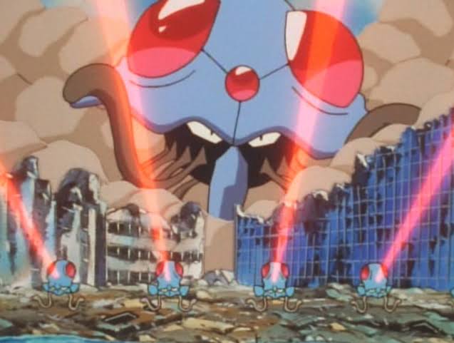 おぎの稔議員元ネタ解説bot メノクラゲドククラゲ 出典 ポケットモンスター アニメ第19話 強引なリゾート開発で住処を奪われたメノクラゲ達が復讐として船や街を襲う 怪獣特撮を意識した作り 超巨大ドククラゲも登場 で 人を襲う ポケモン 津波