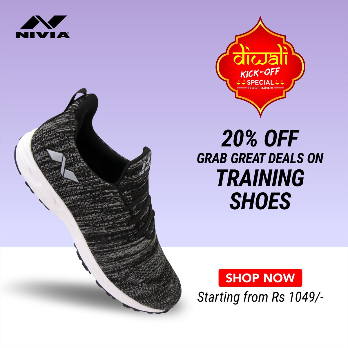niviasports's tweet photo. Diwali Kick-Off Special Grab Great Deals on https://t.co/qO6KAfaEyW #Nivia #StepOutAndPlay #NiviaSports #MoveUpWithNivia https://t.co/5Wt49TNDhq