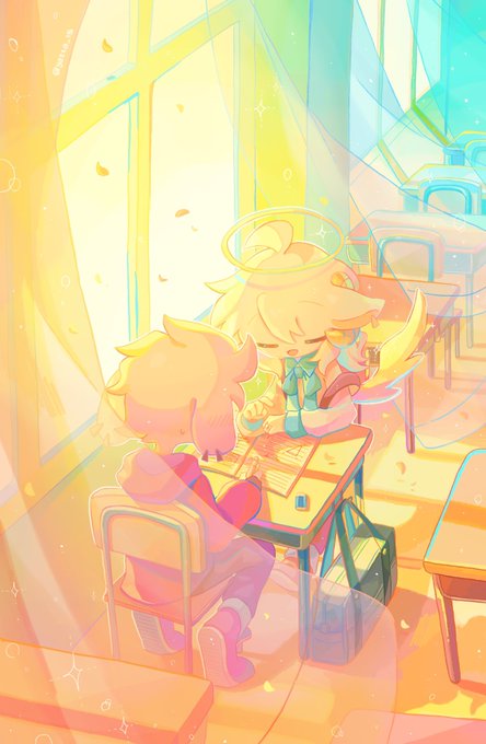 「classroom curtains」 illustration images(Latest)｜3pages