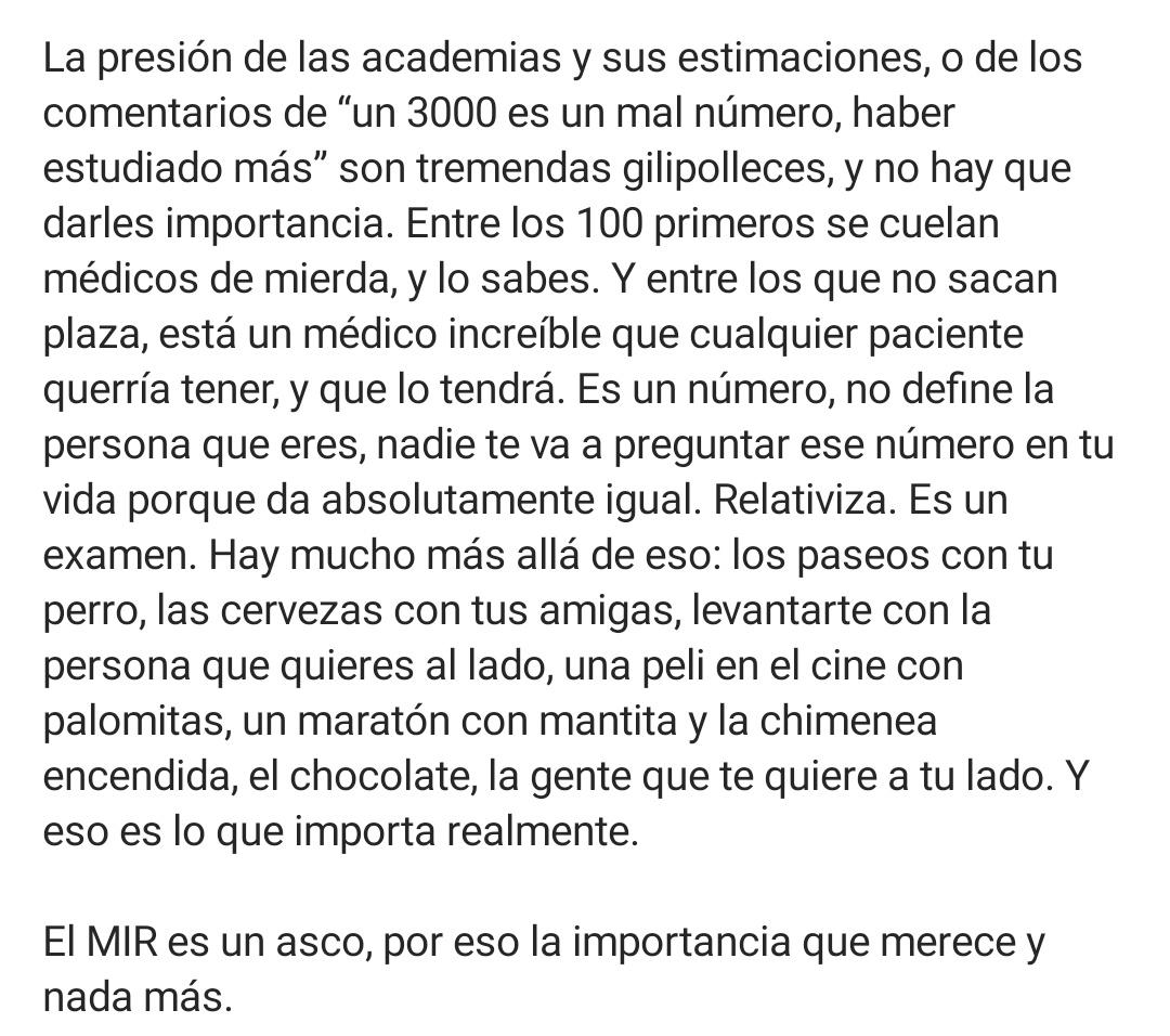 nataMIRitis's tweet photo. Querida yo cuando te dé el bajón durante el MIR https://t.co/QUfZT0KL38