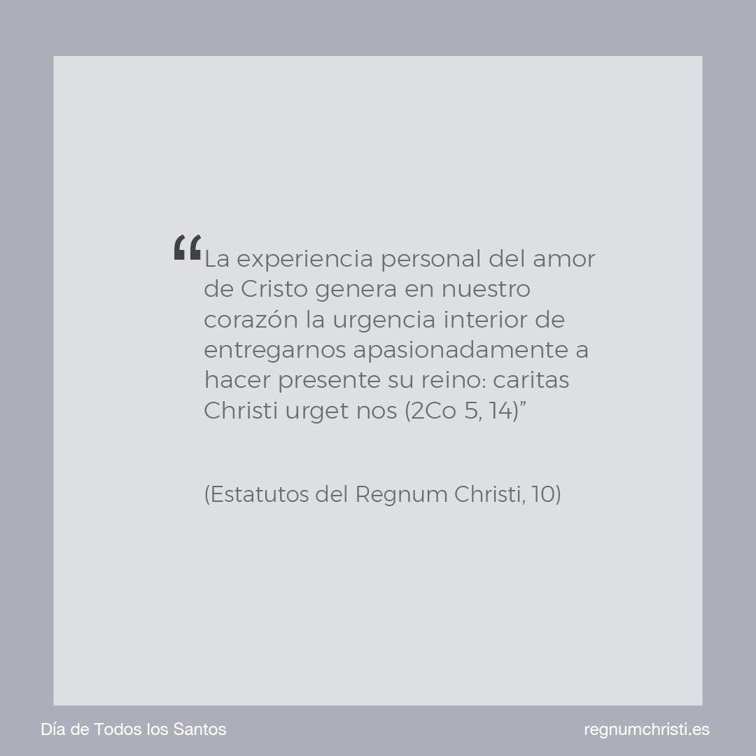 highlandssev's tweet photo. 🥳 Gran fiesta, #TodosLosSantos podría ser sinónimo de toda la felicidad y plenitud que Cristo nos ha traído. #apóstolesensalida #familiaRC #RegnumChristi https://t.co/Vg8AORhJpr