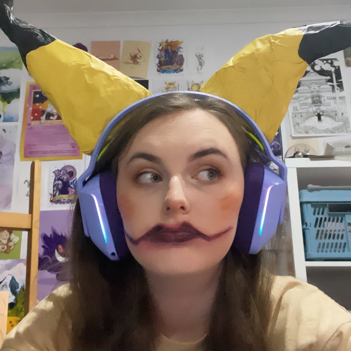 Mimikyu for stream less go 💛
Twitch.tv/JaimeeMcleod 
#twitch #pokemon #mimikyu