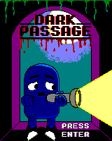 RetroPix_tw's tweet photo. Do you like the cover of our game "Dark Passage"? 👻 #CPCRetroDev #UAGames #Amstrad #AmstradCPC #RetroGame #IndieDev https://t.co/dsFozuBqVw