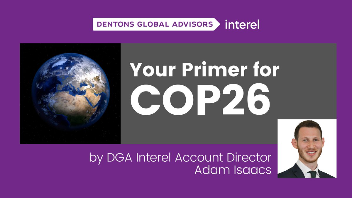 This week some twenty thousand diplomats, business executives, and activists will converge on Glasgow for the #COP26.

DGA Interel's Adam Isaacs runs through everything you need to know, providing the inside track on the next fortnight👇

linkedin.com/pulse/your-pri…